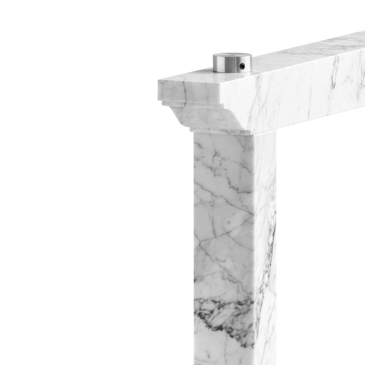 Ermes Marble Trestle In New Condition For Sale In Milan, IT