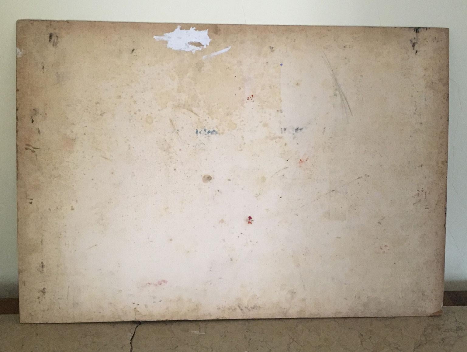 1960 Italia Pintura abstracta de Ermete Lancini en venta 14