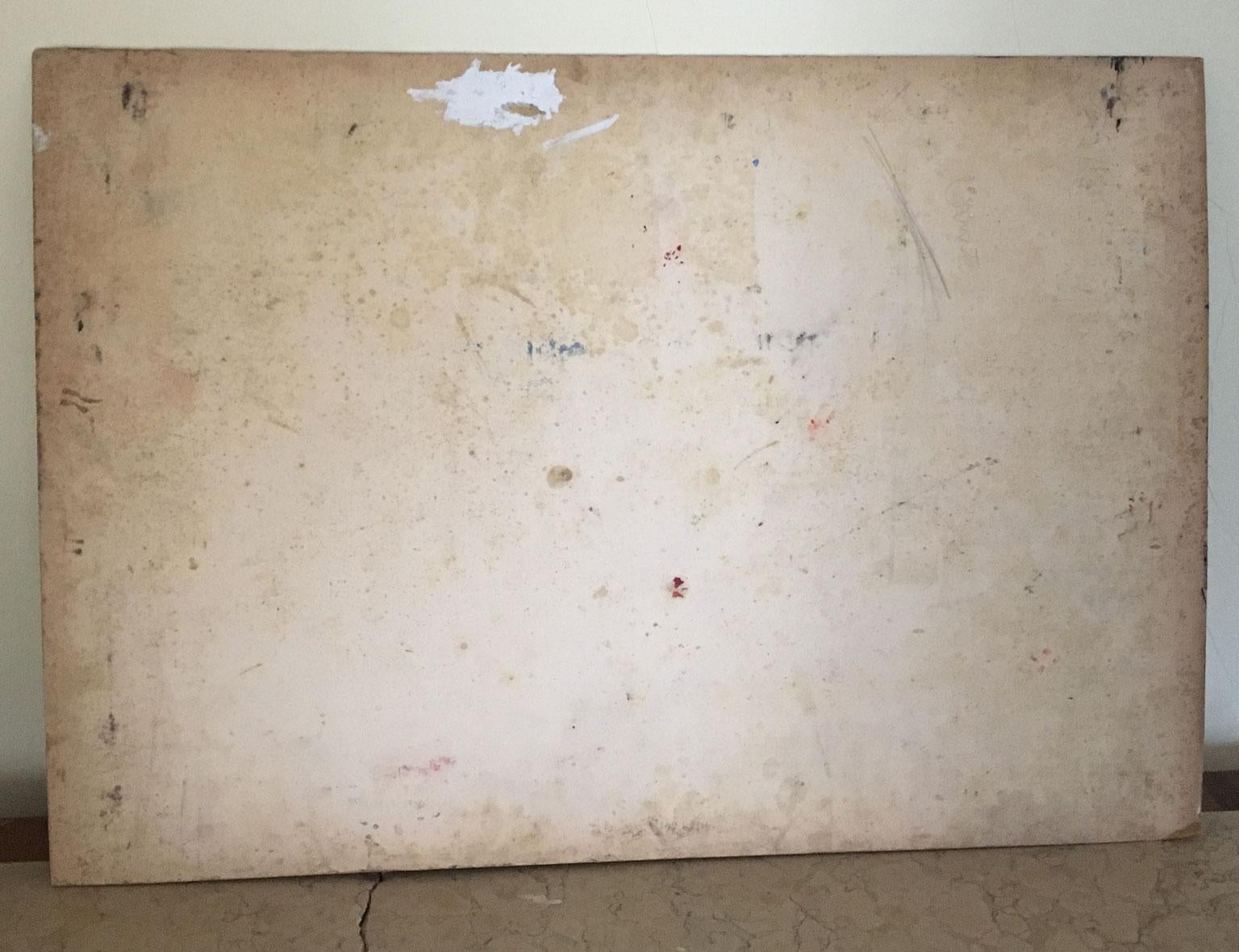 1960 Italia Pintura abstracta de Ermete Lancini en venta 15