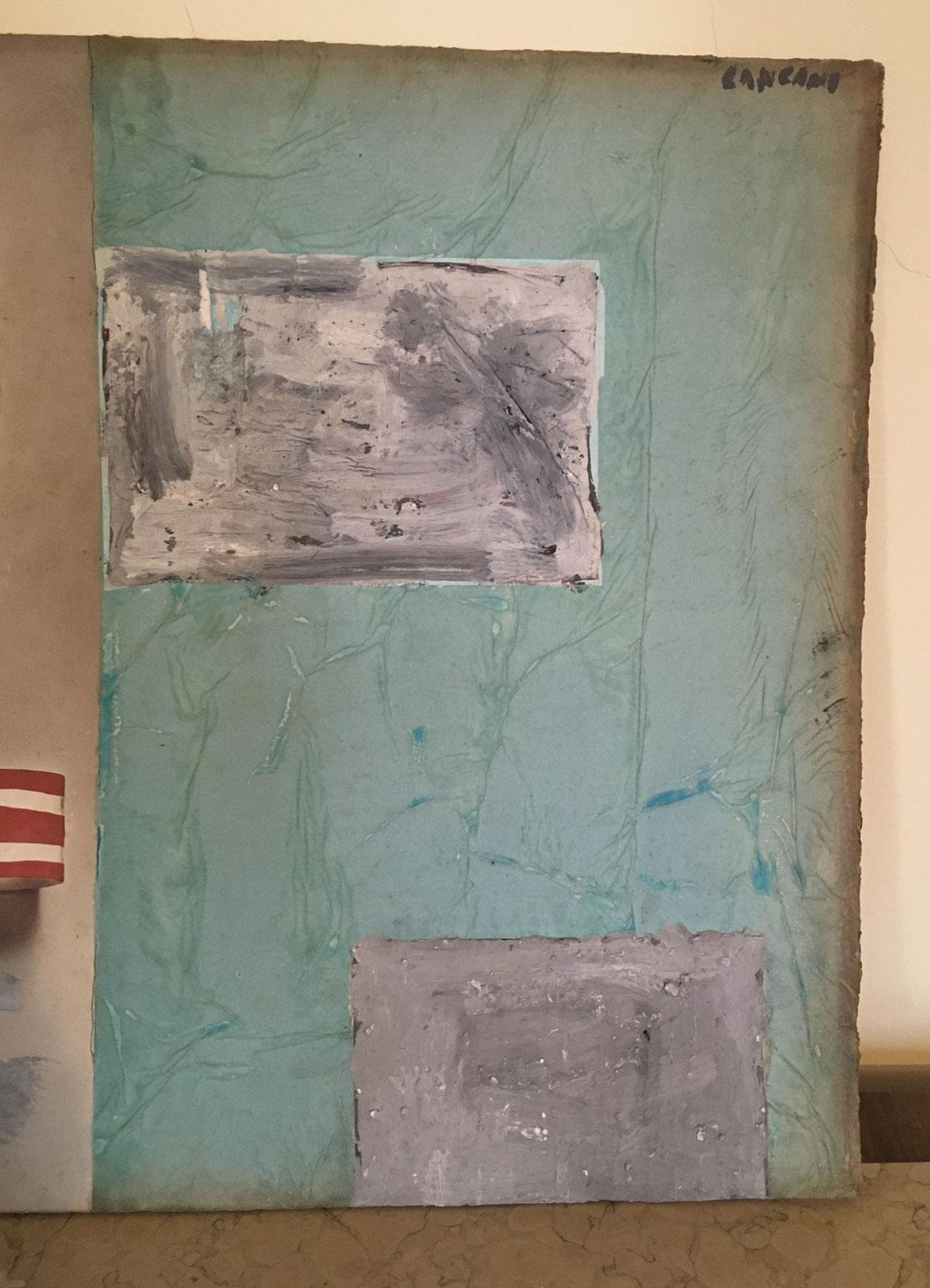 1966 Italie Peinture abstraite par collage  par Ermete Lancini en vente 5