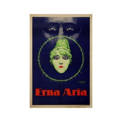 Circa 1915 Erbert Poster – Erna Aria Leipzig Mystical Design