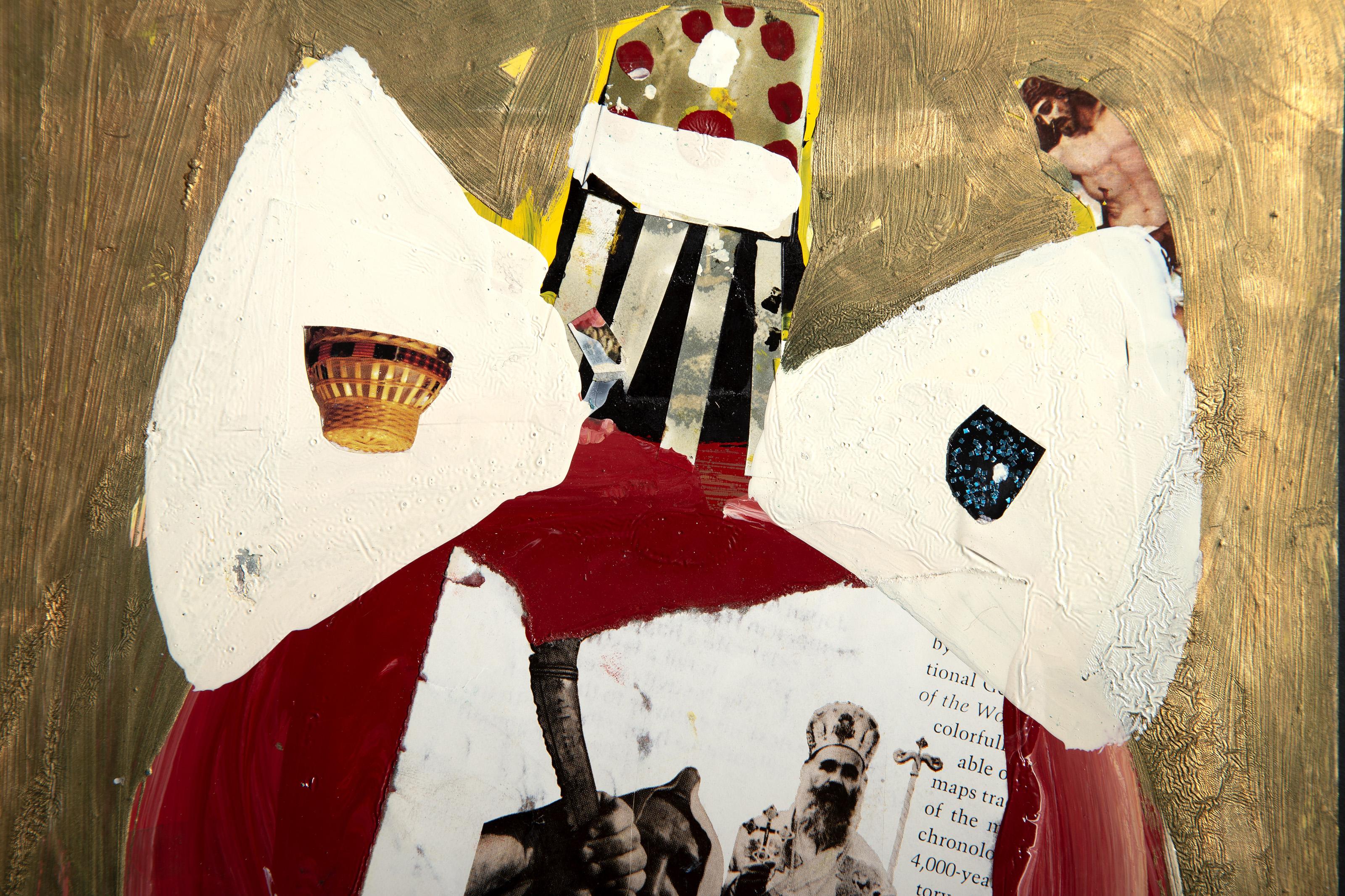Emperador, pintura acrílica de arte popular de Ernani Silva en venta 1
