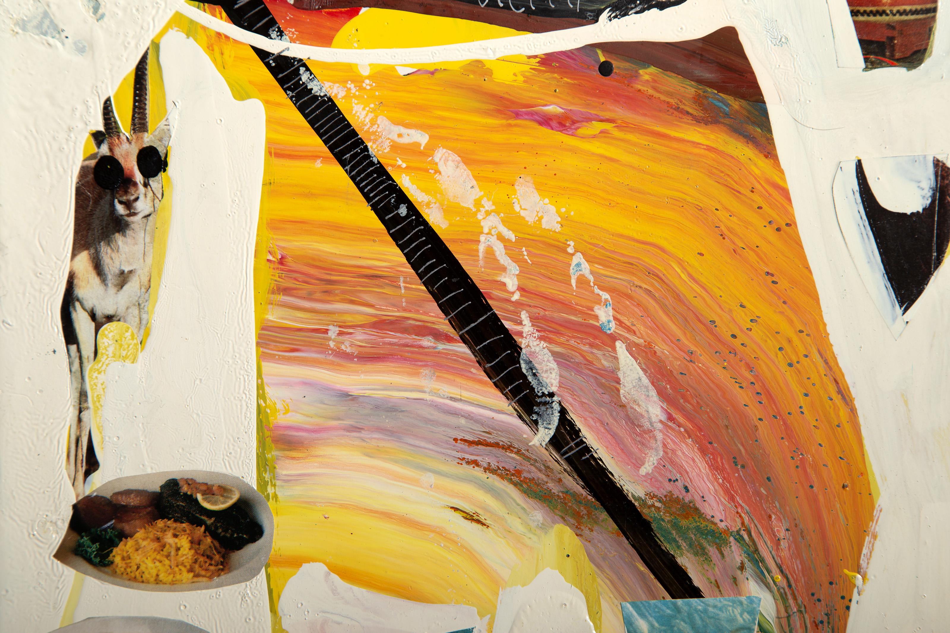 Emperador, pintura acrílica de arte popular de Ernani Silva en venta 2
