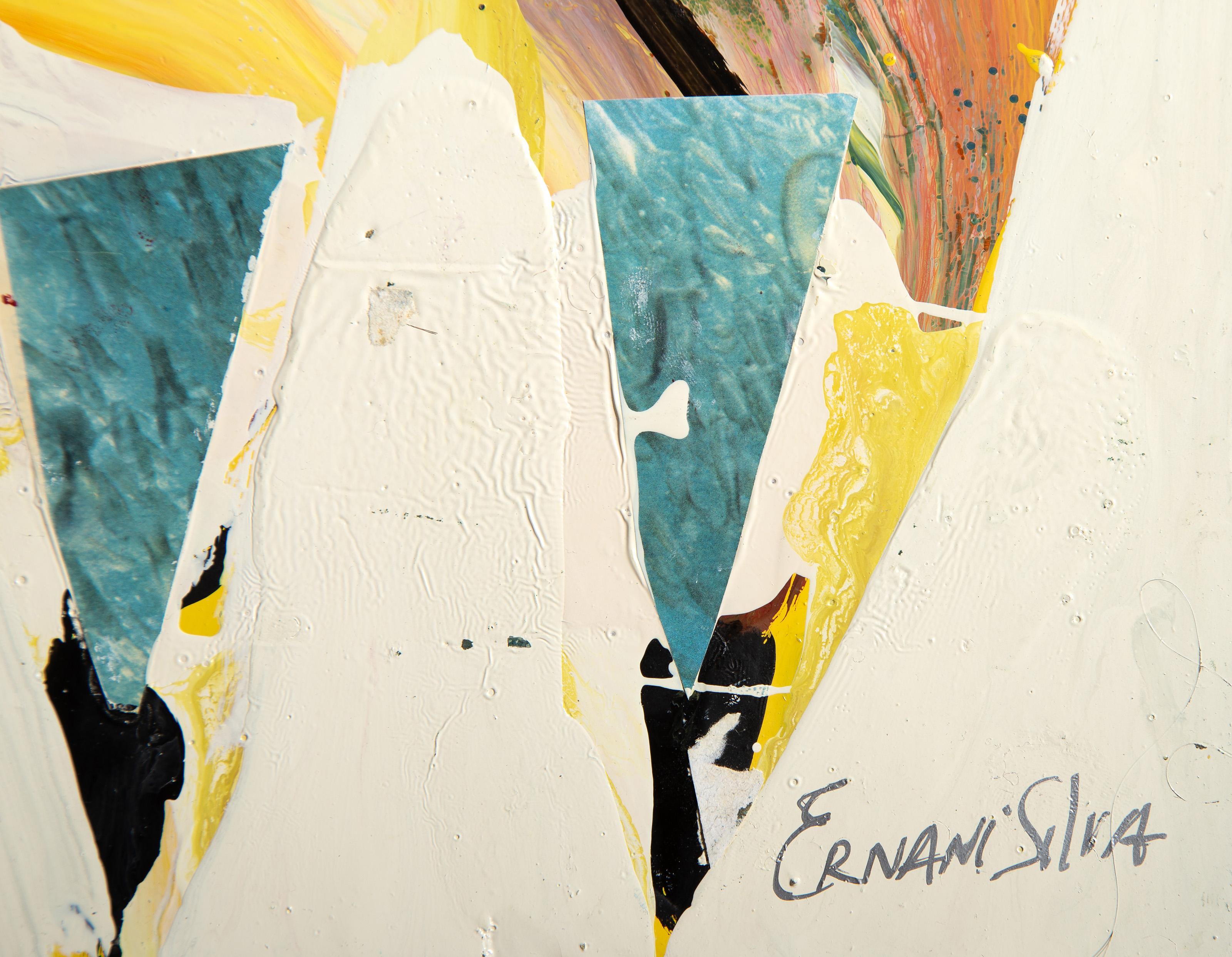 Emperador, pintura acrílica de arte popular de Ernani Silva en venta 3