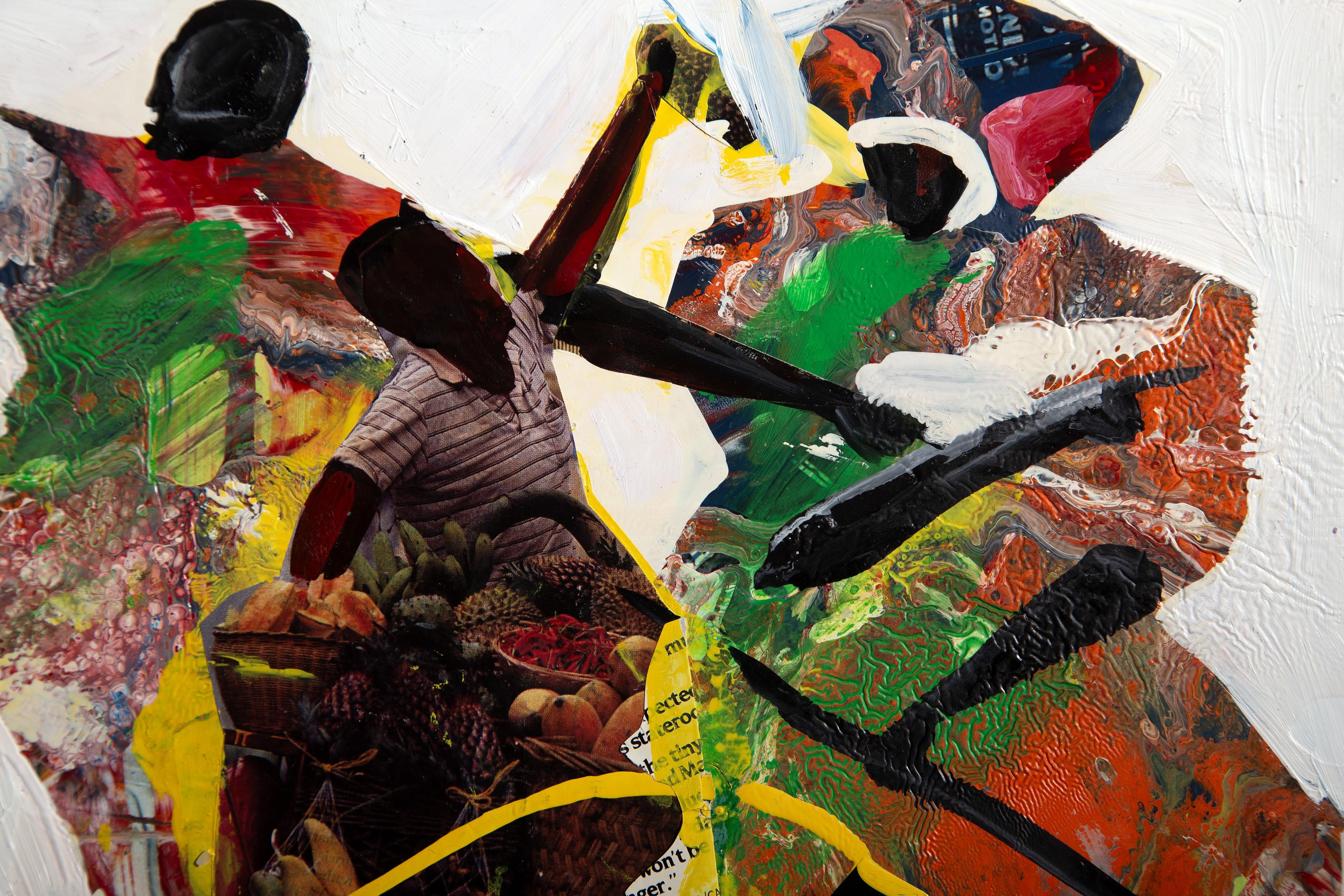 Cuisine locale, peinture acrylique d'Ernani Silva en vente 2