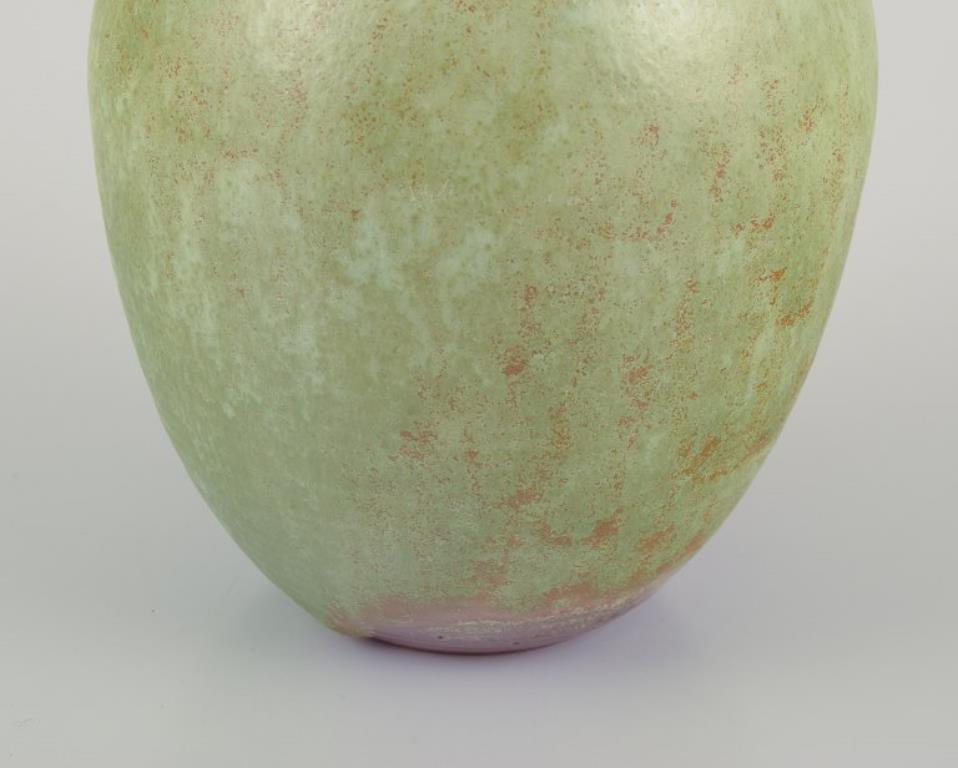 Vernissé Ernenwein Marmoutier, céramiste français, Alsace, France Vase en céramique unique en vente