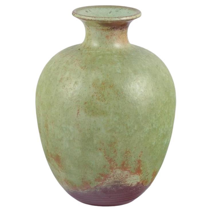 Ernenwein Marmoutier, ceramista francese, Alsazia, Francia. Vaso in ceramica unico nel suo genere