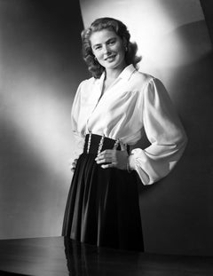 Ingrid Bergman Smiling in Blouse Movie Star News Fine Art Print