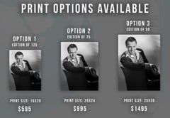 Orson Welles in the Studio Fine Art Print