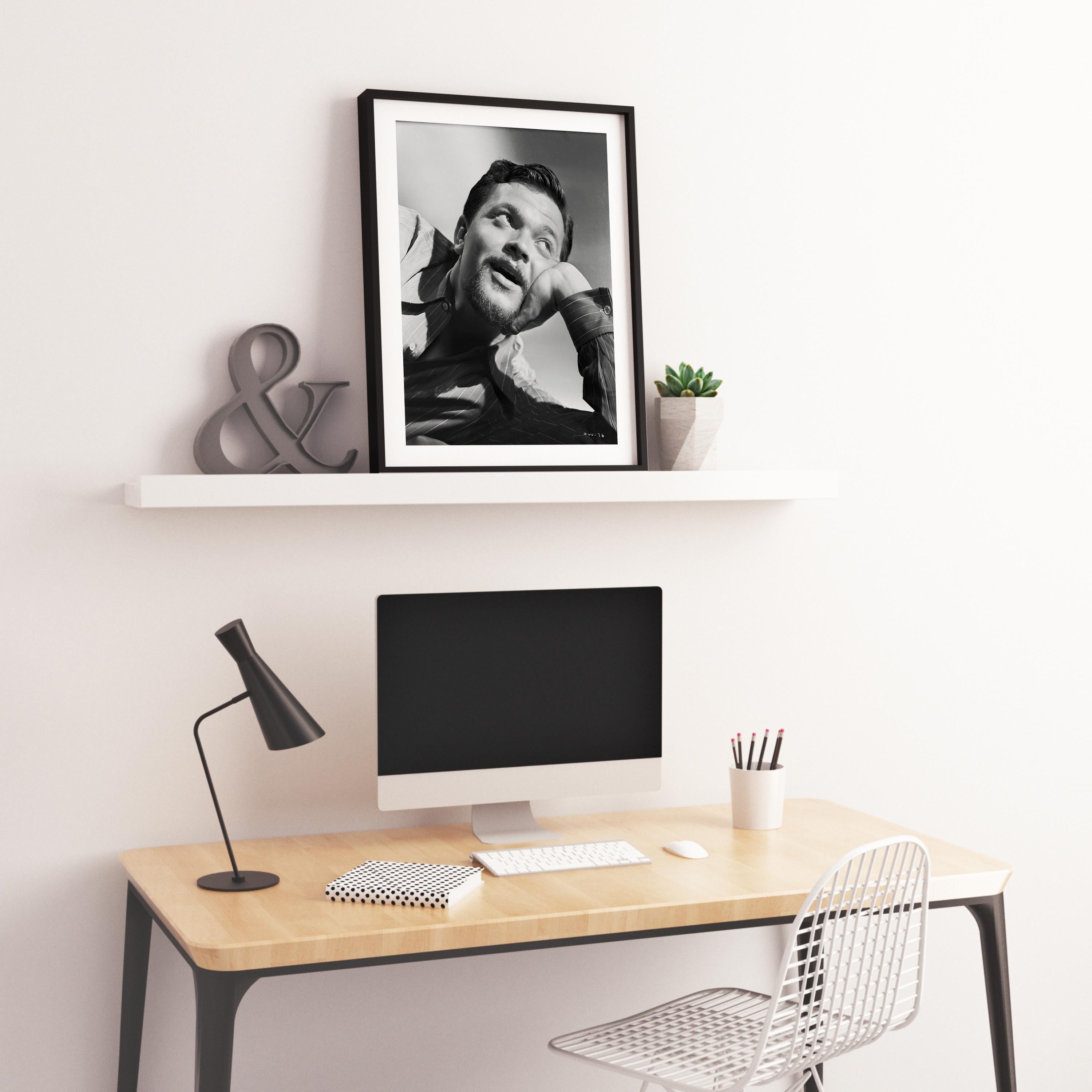 Orson Welles Looking Up Fine Art Print For Sale 2