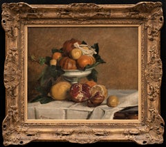 "Still Life with Pomegranates and Lemons, 1876" Ernest Blanc-Garin (1843-1916)