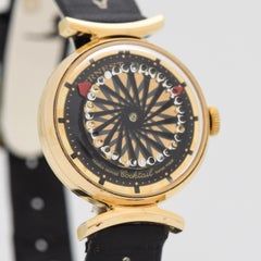 Ernest Borel Cocktail Yellow Gold-Plated Ladies Watch, 1990s
