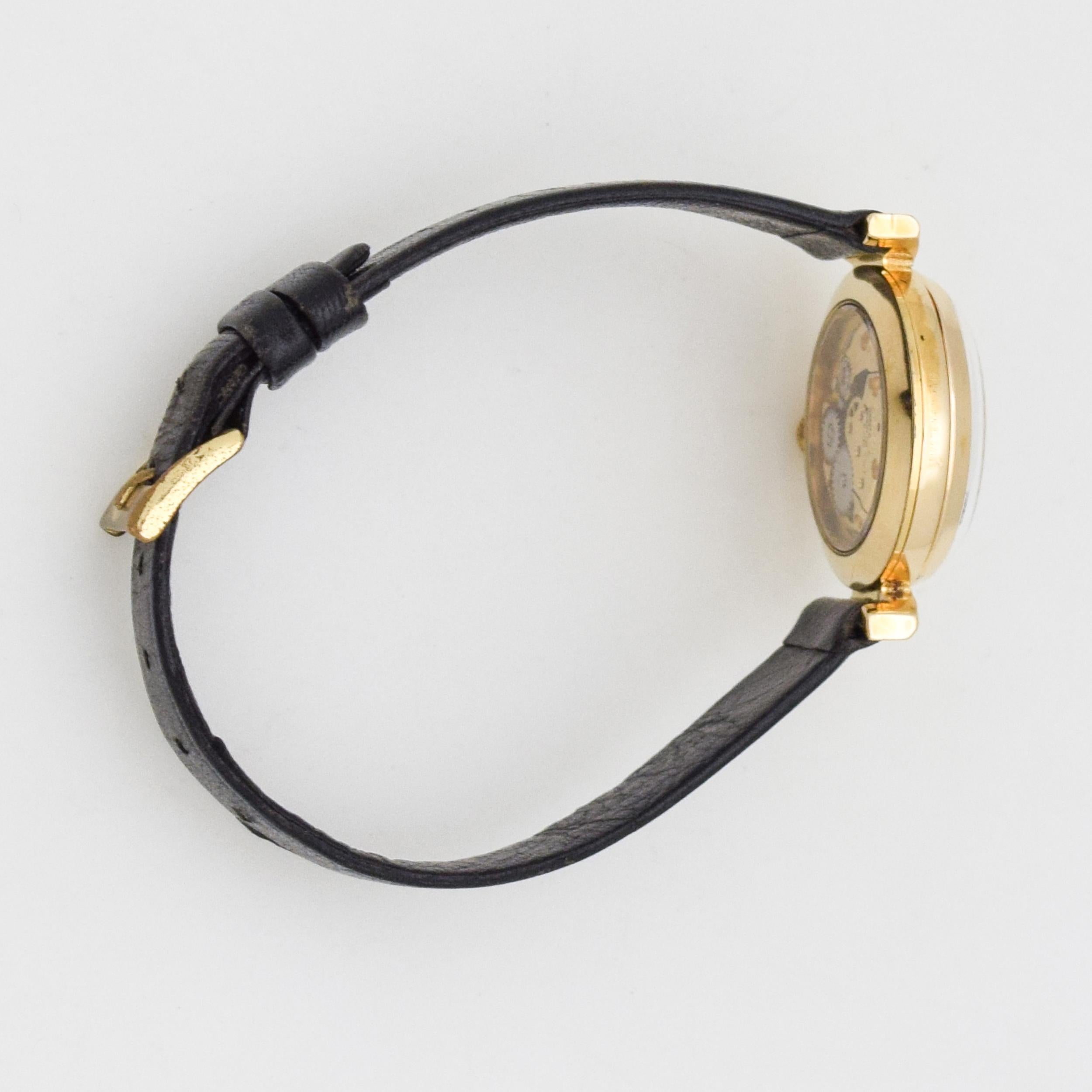 Women's Ernest Borel Cocktail Yellow Gold-Plated Ladies Watch, 1990s