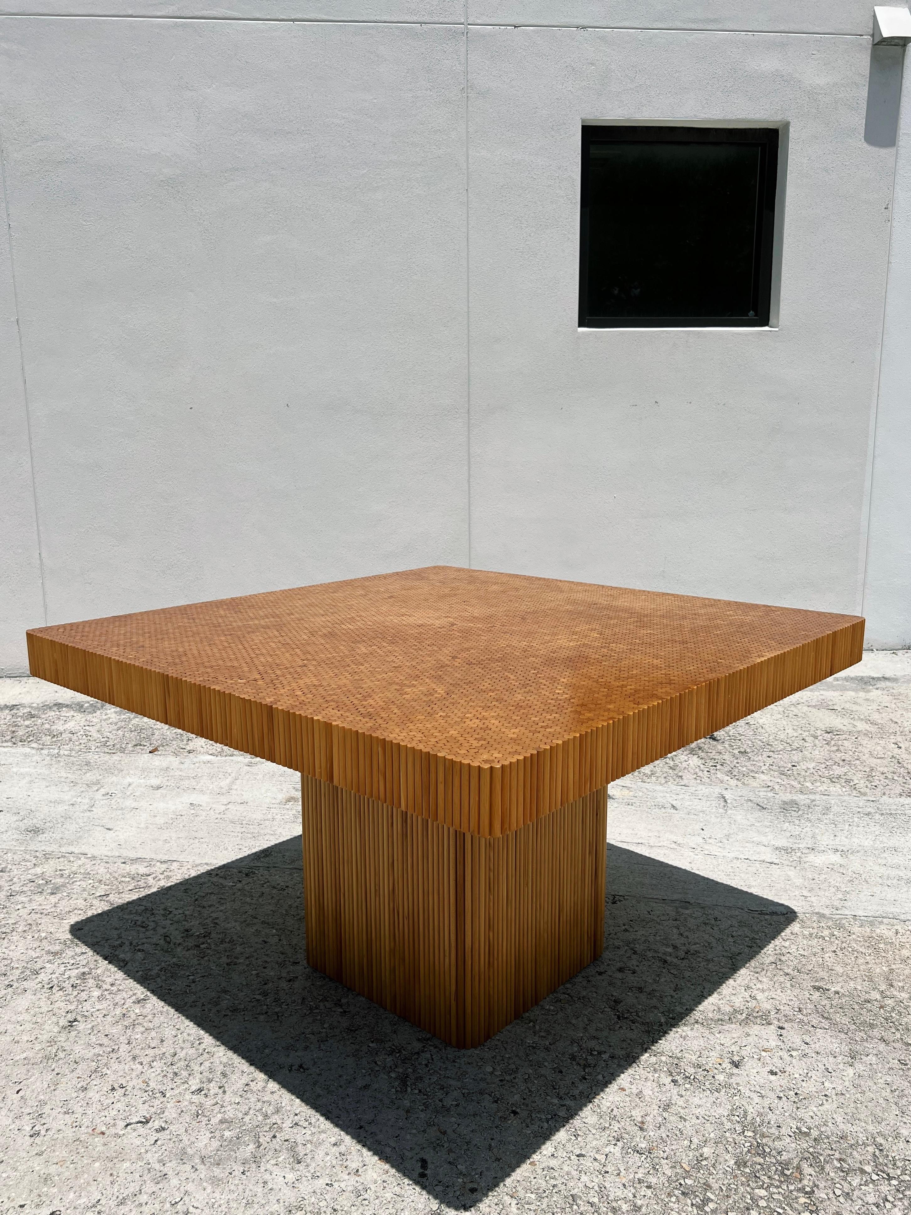 North American Ernest C. Masi Doweled Dining Table For Sale