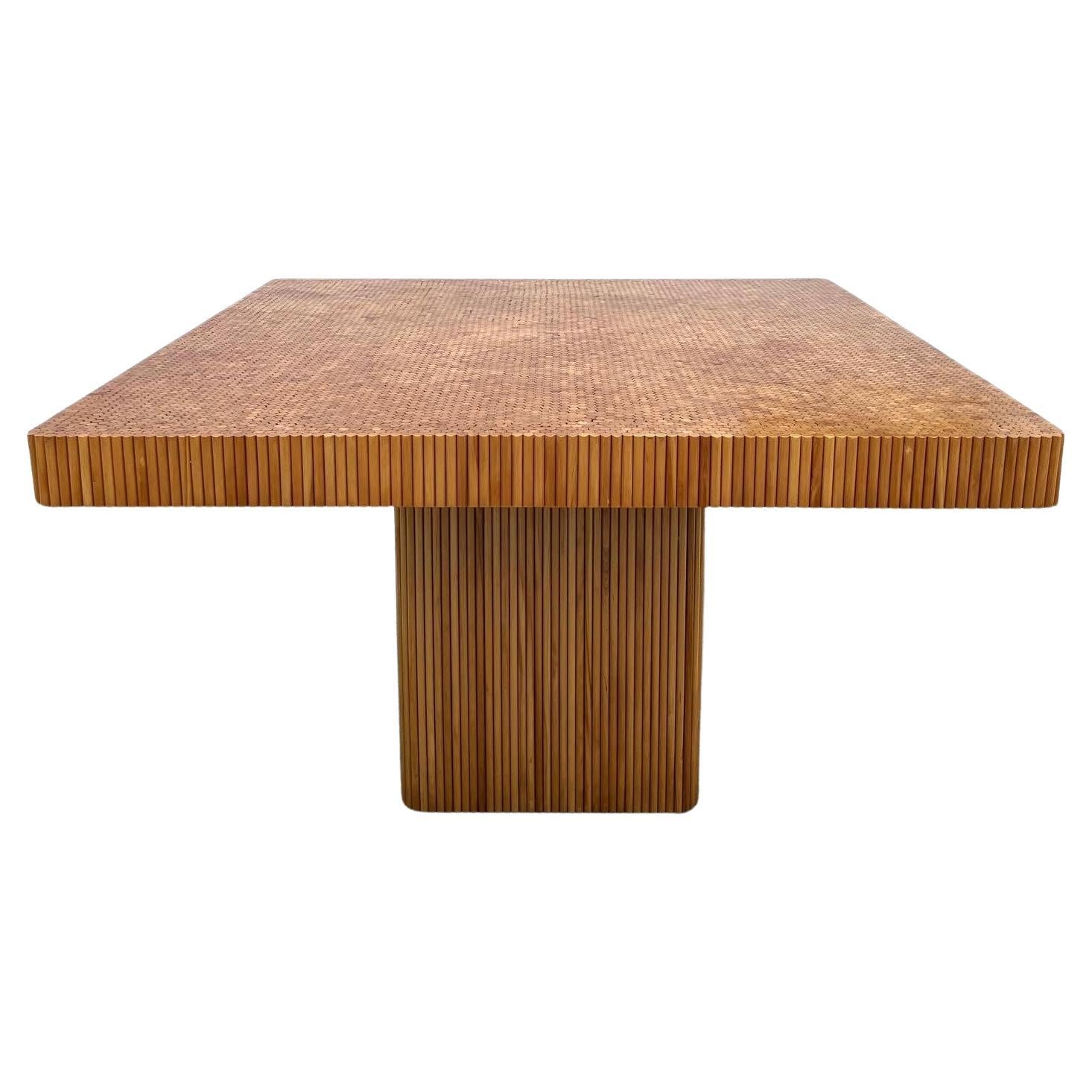 Ernest C. Masi Doweled Dining Table For Sale