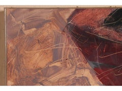 Ernest Carl Shaw, huile sur papier, dessin de préparatoire