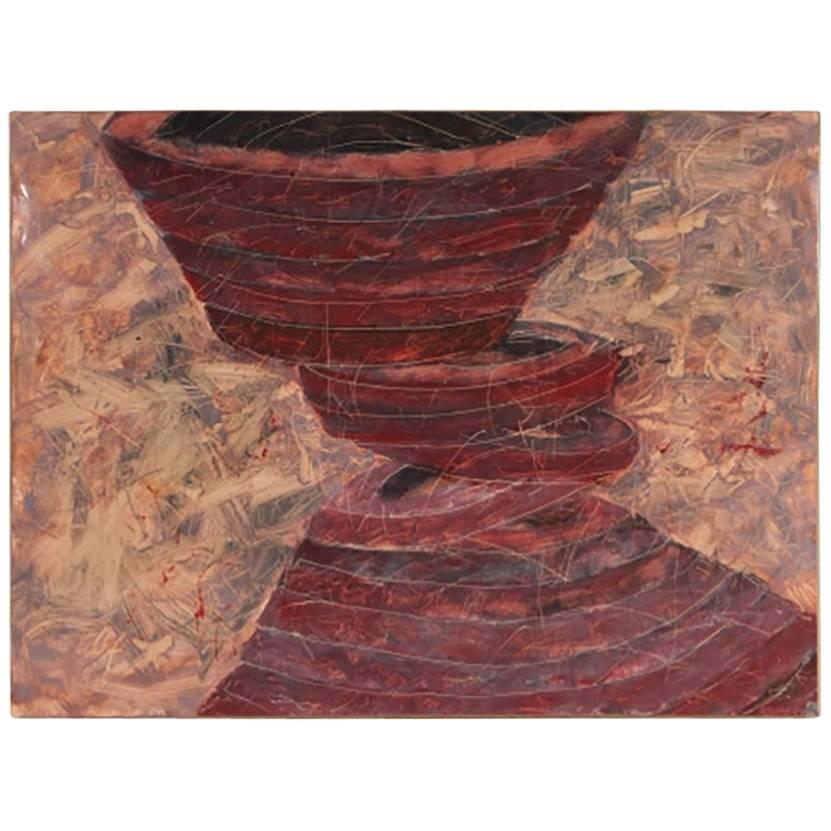 Vorbereitende Zeichnung, Öl auf Papier, von Carl Shaw