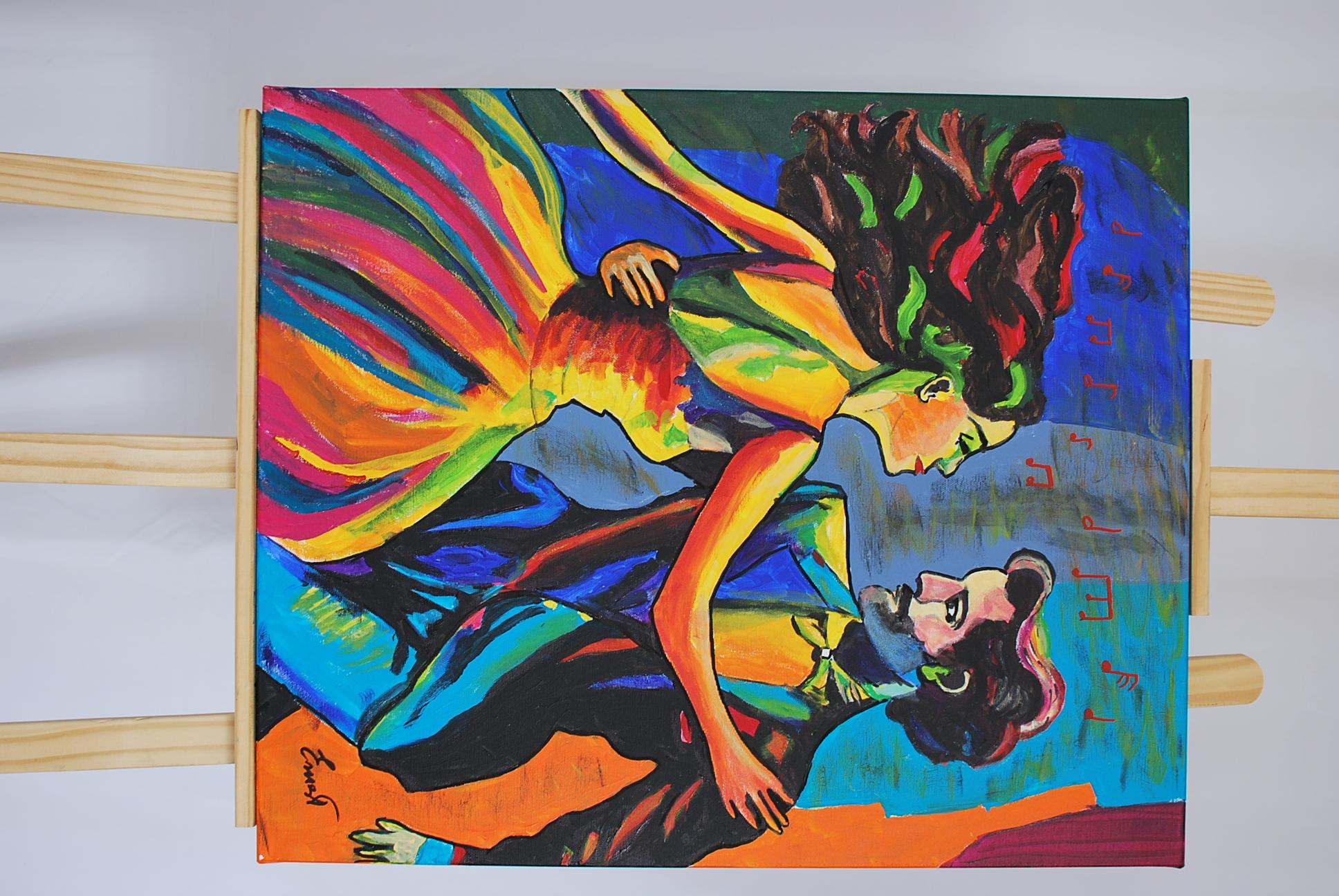 Bailando - Painting by Ernest Carneado Ferreri