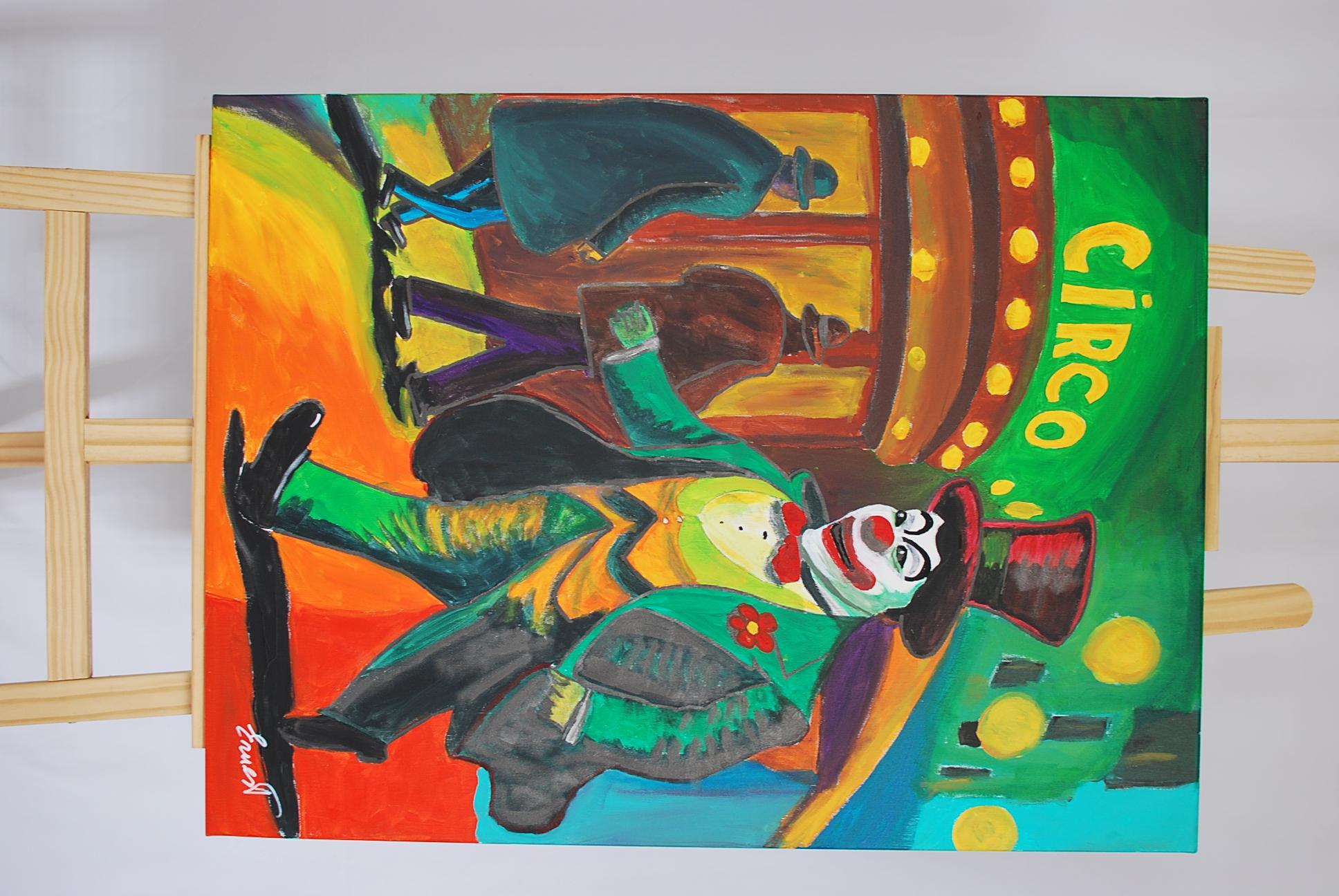 Circo - Painting by Ernest Carneado Ferreri