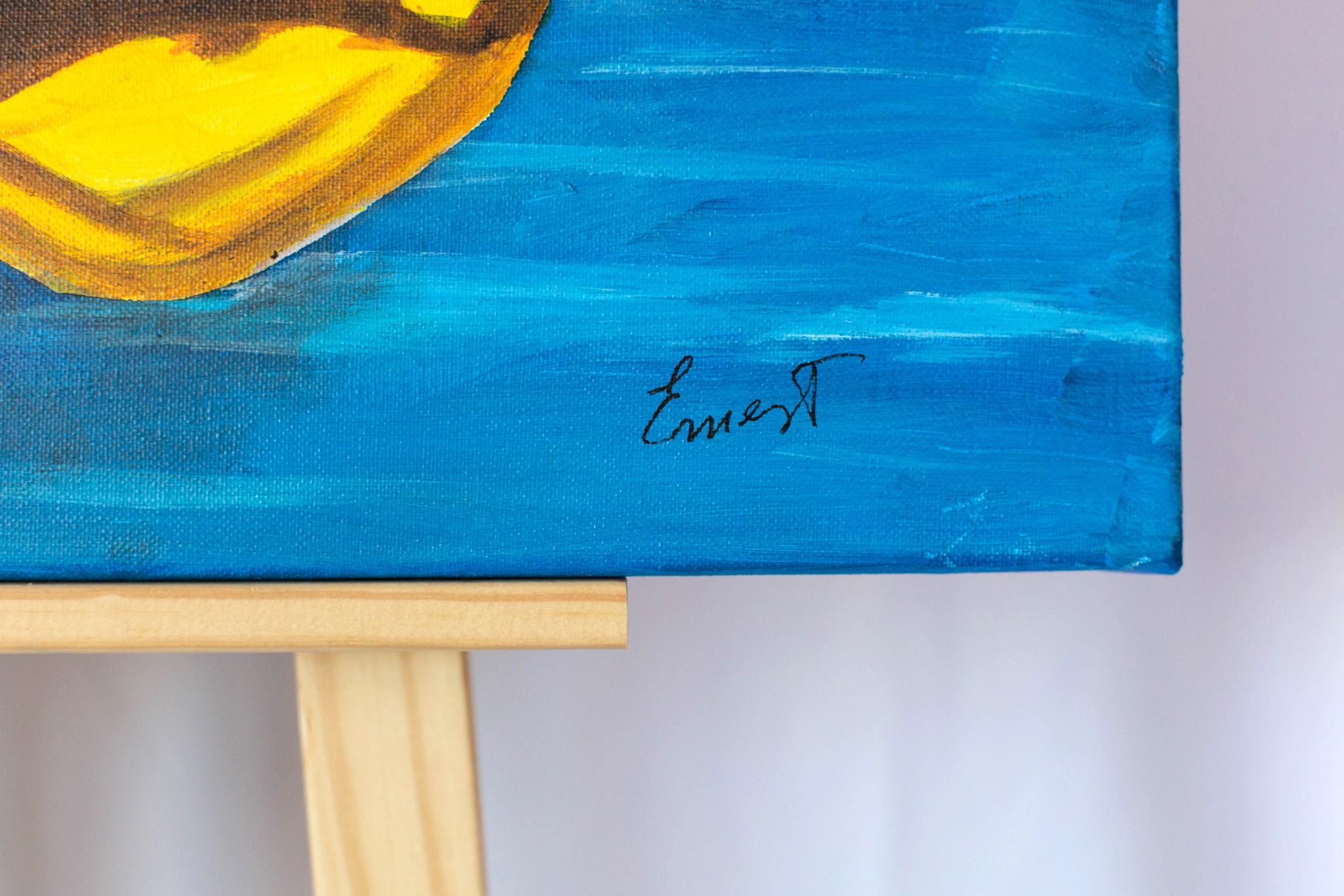 Rane innamorate - Painting di Ernest Carneado Ferreri