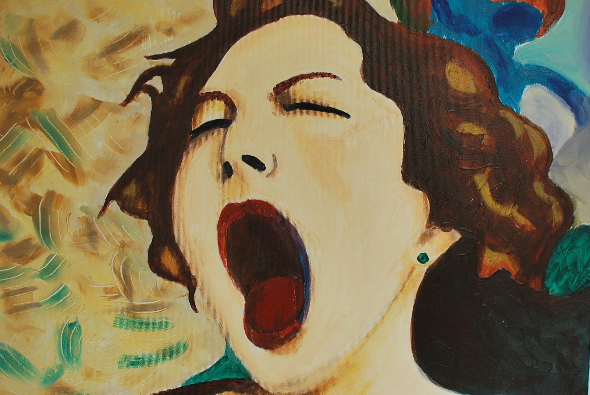 Grito de mujer (Zeitgenössisch), Painting, von Ernest Carneado Ferreri