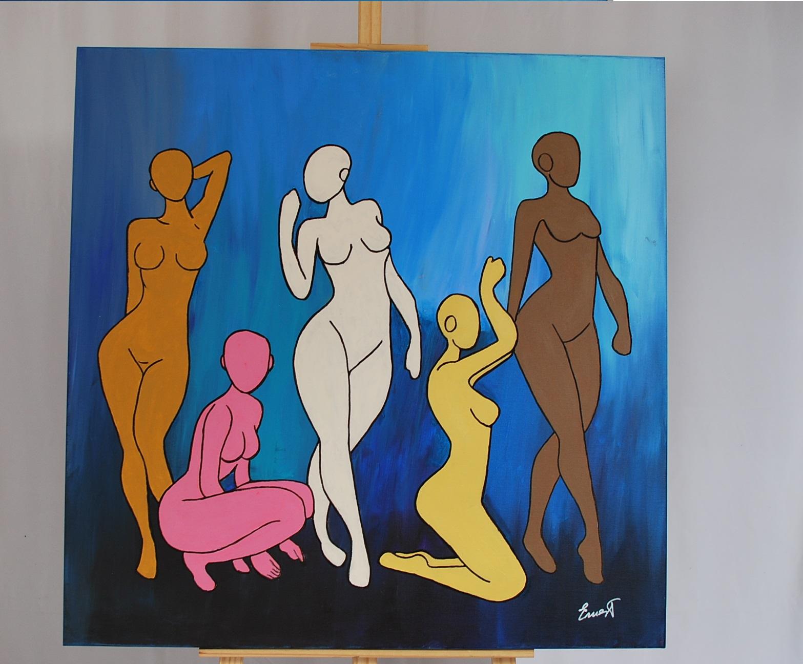 Maniquis – Painting von Ernest Carneado Ferreri