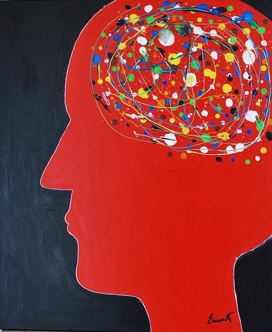 Figurative Painting de Ernest Carneado Ferreri - Pensamientos