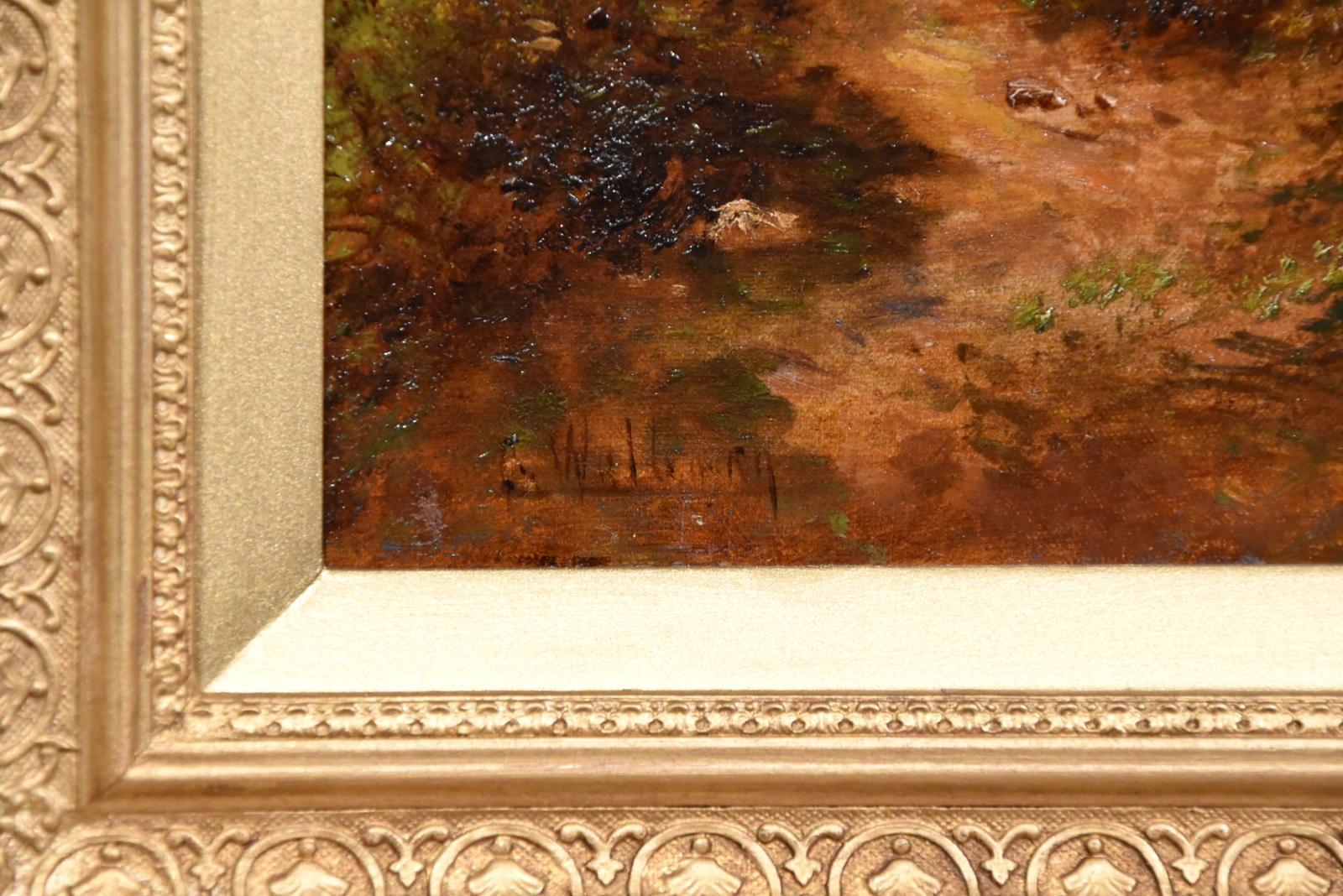 Oil Painting Pair by Ernest Charles Walbourn “A Tranquil River Scene” 2