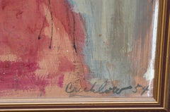 Portrait of a Girl, 1954 Oil Painting by Ernest Crichlow