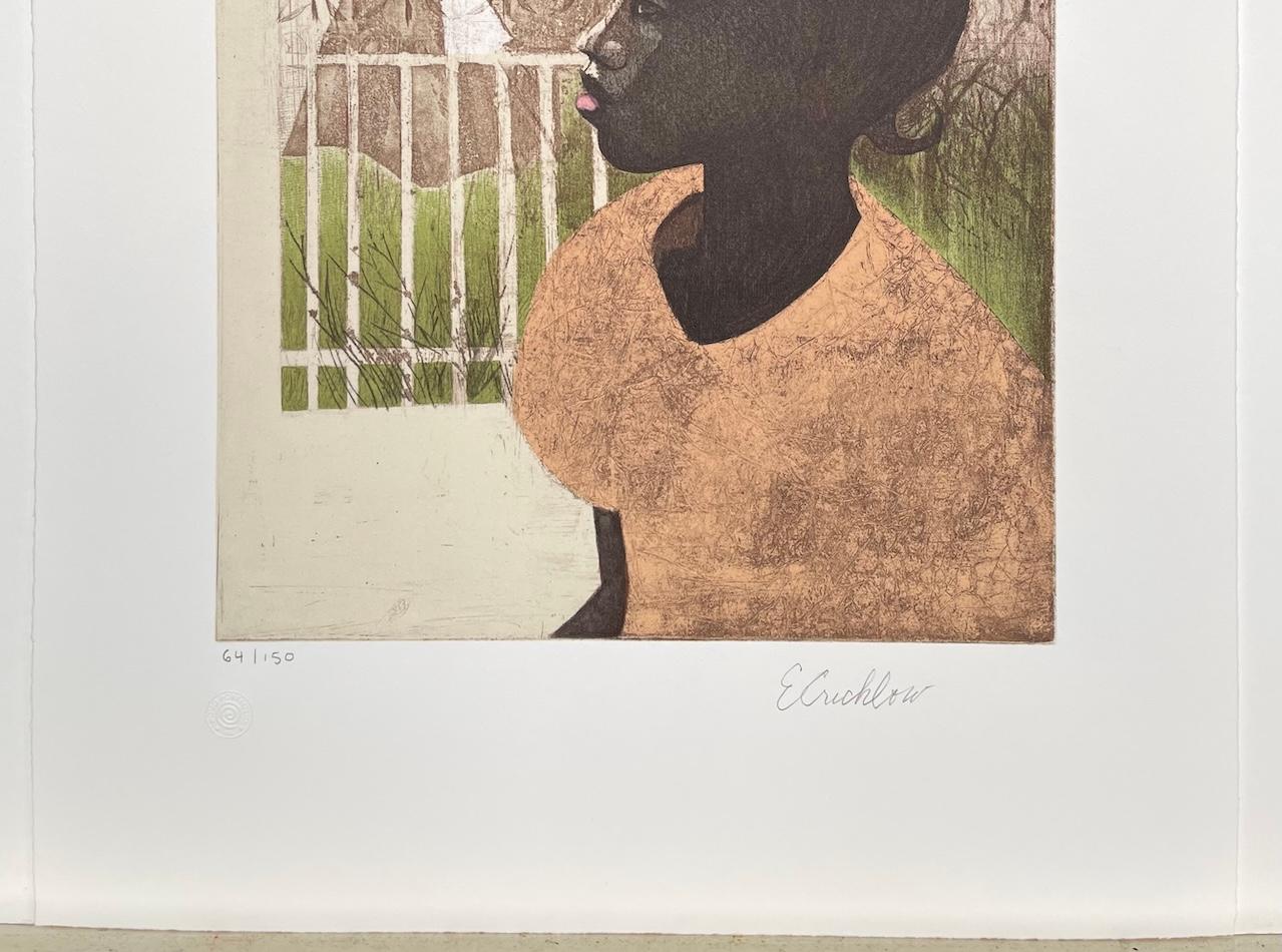 NEW DREAMS Original Lithograph, Black History, African American Women For Sale 1