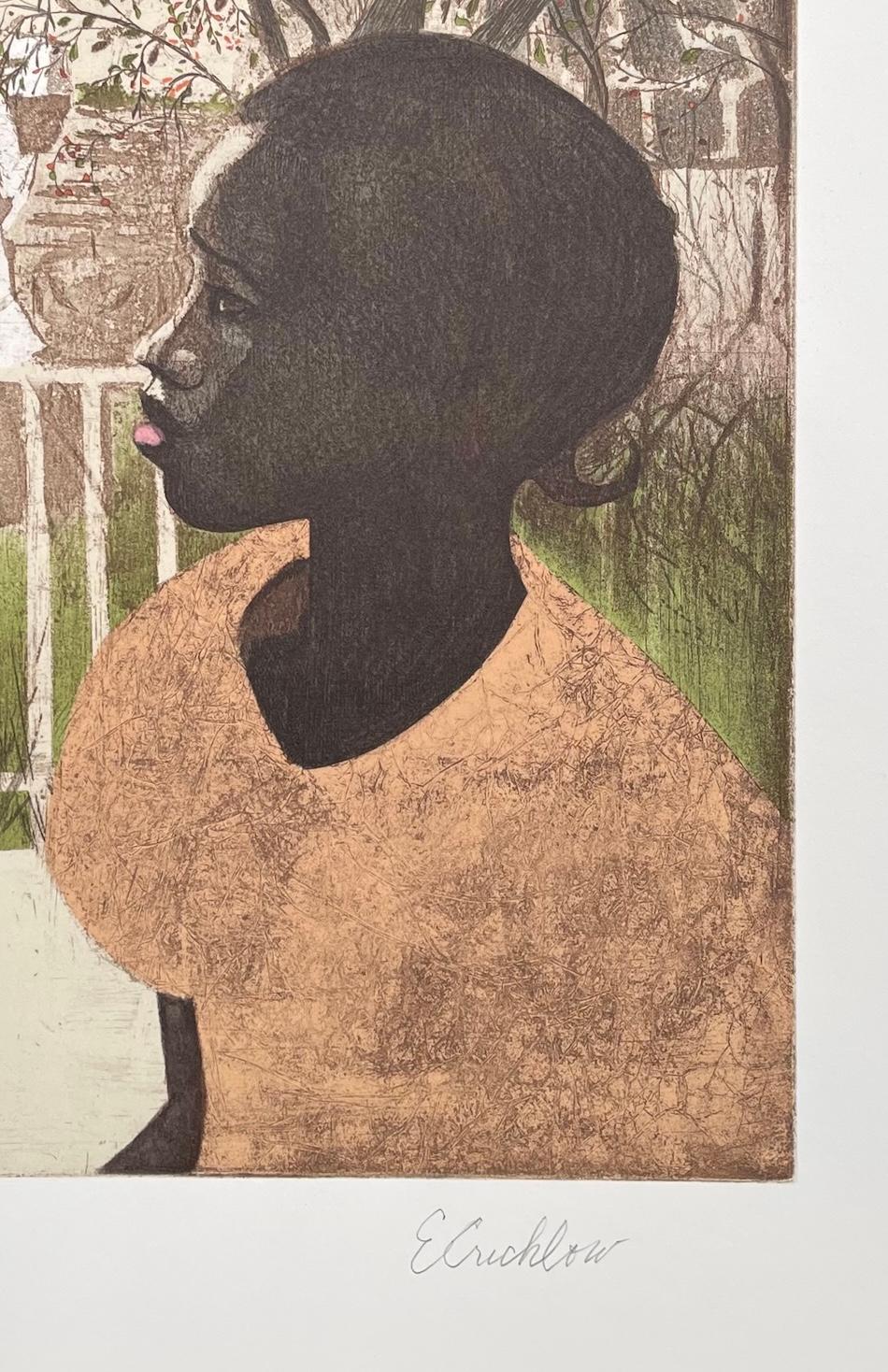 NEW DREAMS Original Lithograph, Black History, African American Women For Sale 2