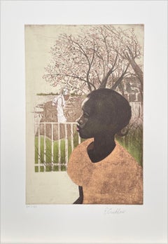 NUEVOS SUEÑOS Litografía original, Historia negra, Mujeres afroamericanas