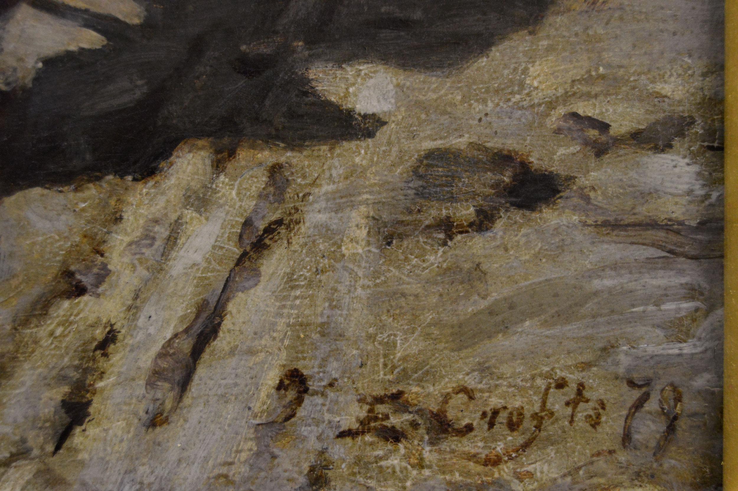 Ernest Crofts
Britannico, (1847-1911)
In guardia
Olio su tavola, firmato e datato (18)79
Dimensioni dell'immagine: 9,25 pollici x 6,75 pollici 
Dimensioni comprensive di cornice: 19,5 pollici x 17 pollici

Un meraviglioso dipinto storico di Ernest