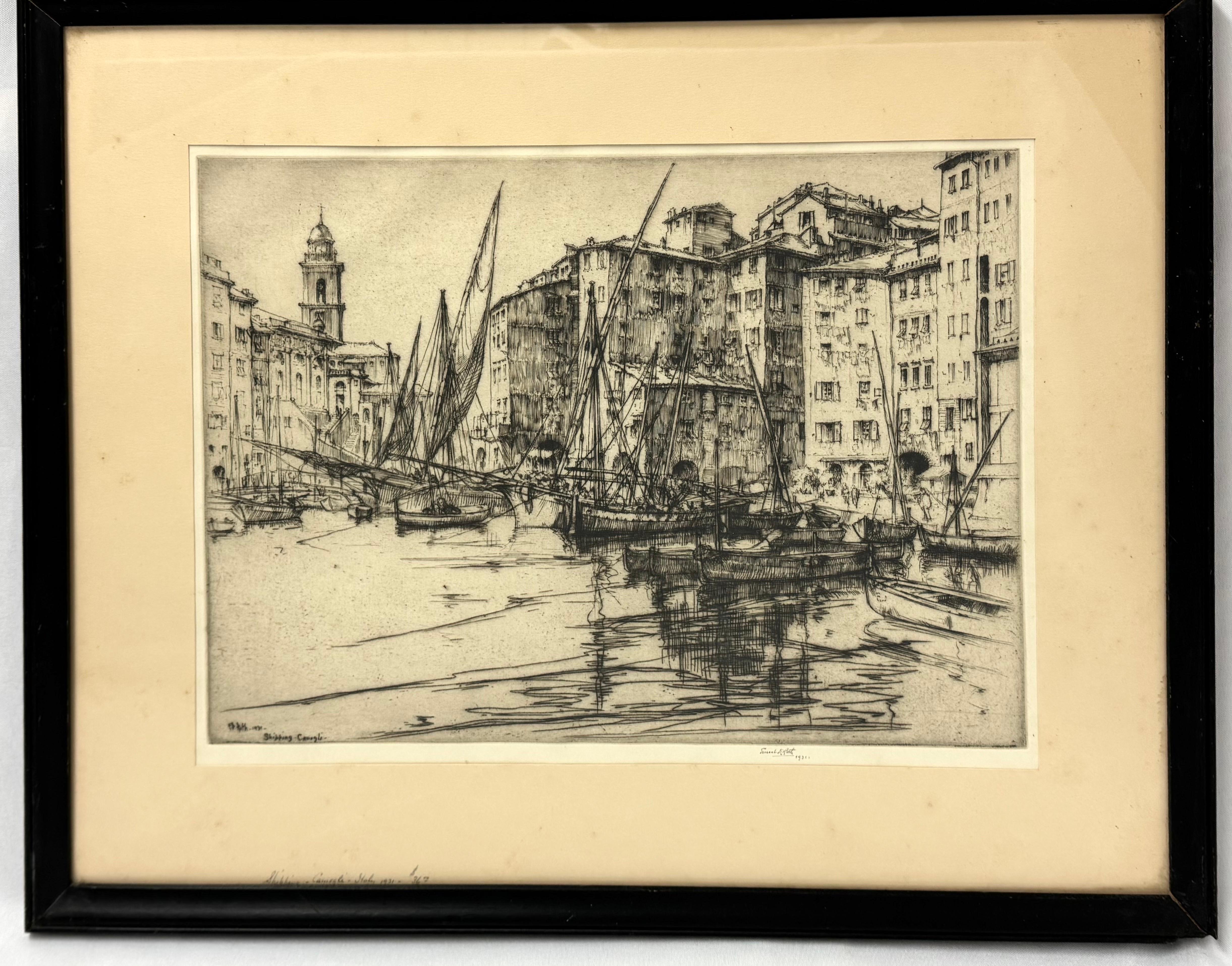 Mid-20th Century Ernest David Roth Early 20th Century Etching Titled 