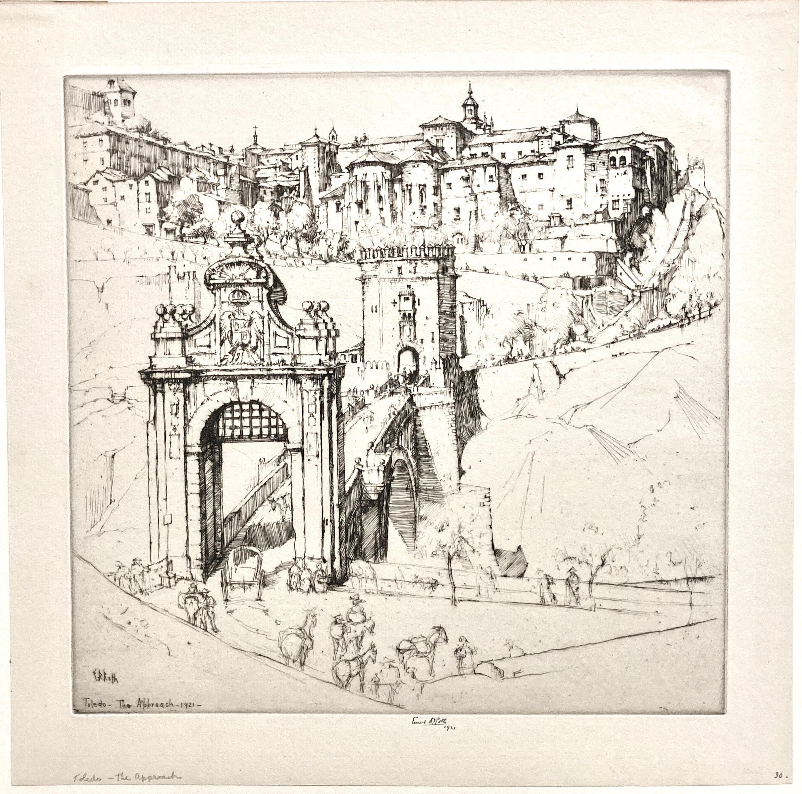 Toledo, „Die Applikation“ – Print von Ernest David Roth