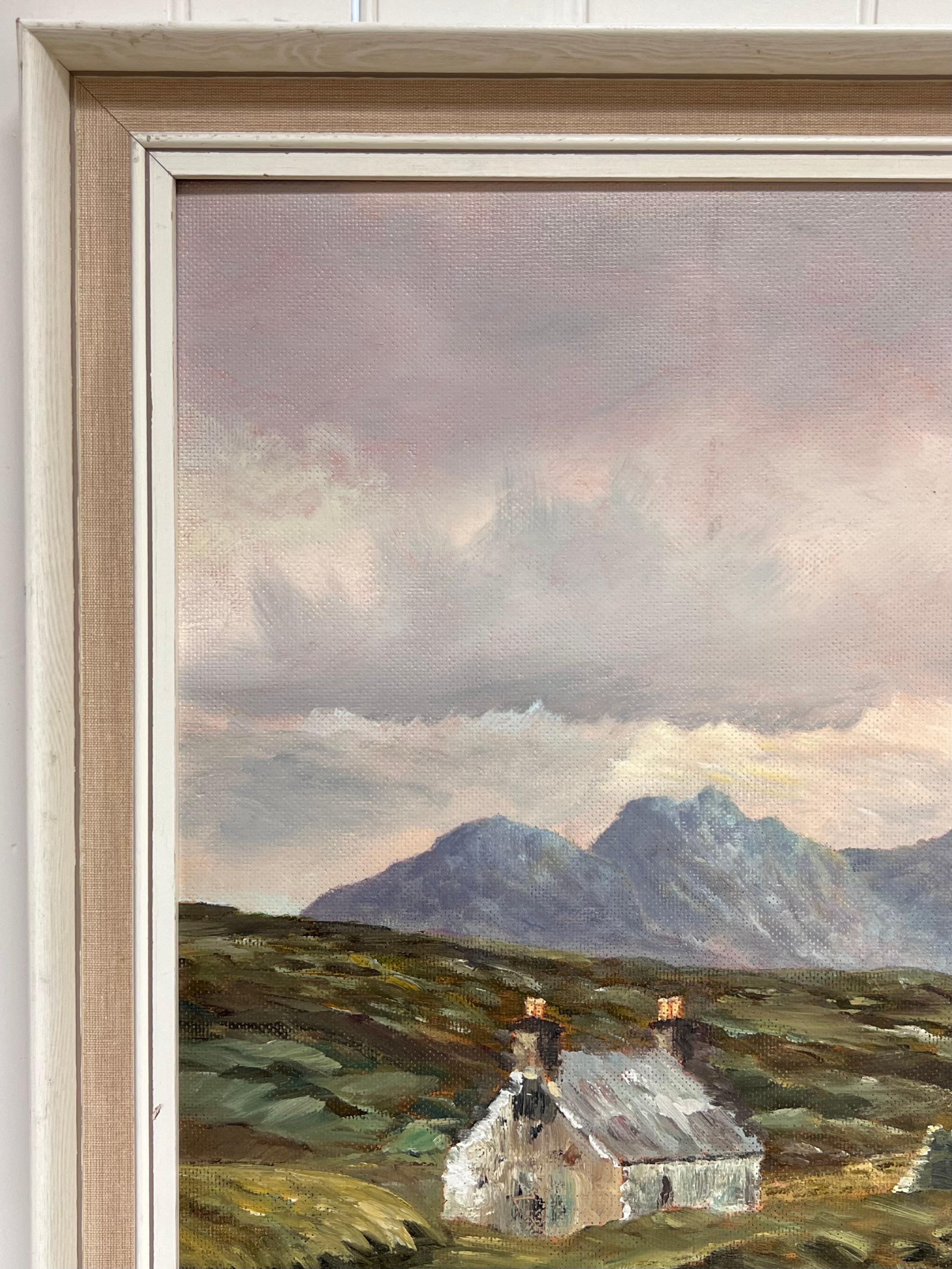 Ernest Dunsmore (Brite, 20. Jahrhundert)
Challick Hills, Wester Ross
signiertes Öl auf Karton, gerahmt
Gerahmt: 26 x 30 Zoll
Brett : 22 x 27 Zoll
Provenienz: Privatsammlung, Großbritannien
Condit: sehr guter Zustand

Für weitere Informationen wenden