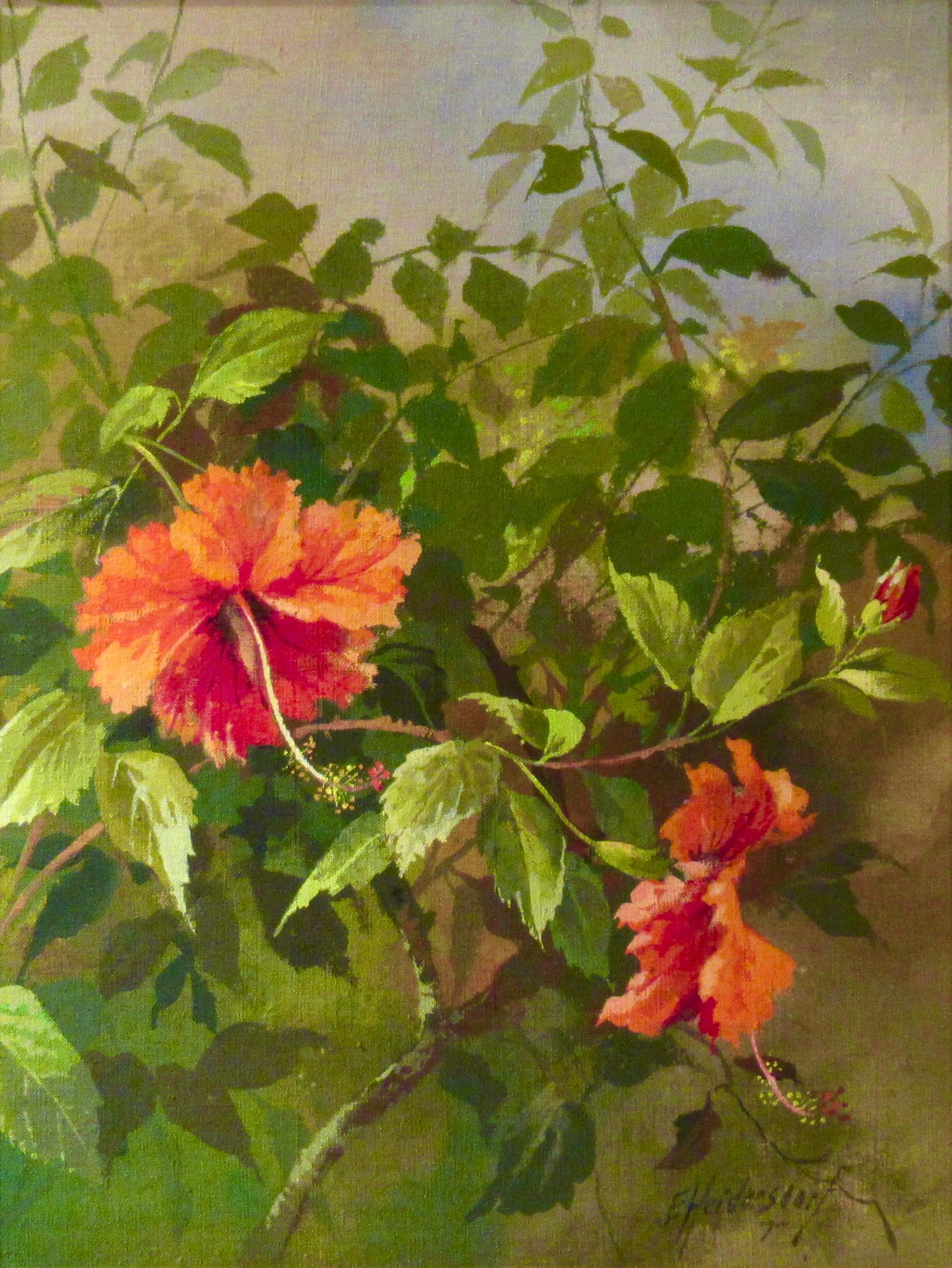 Wild Flowers - Painting by Ernest Eidersdorf