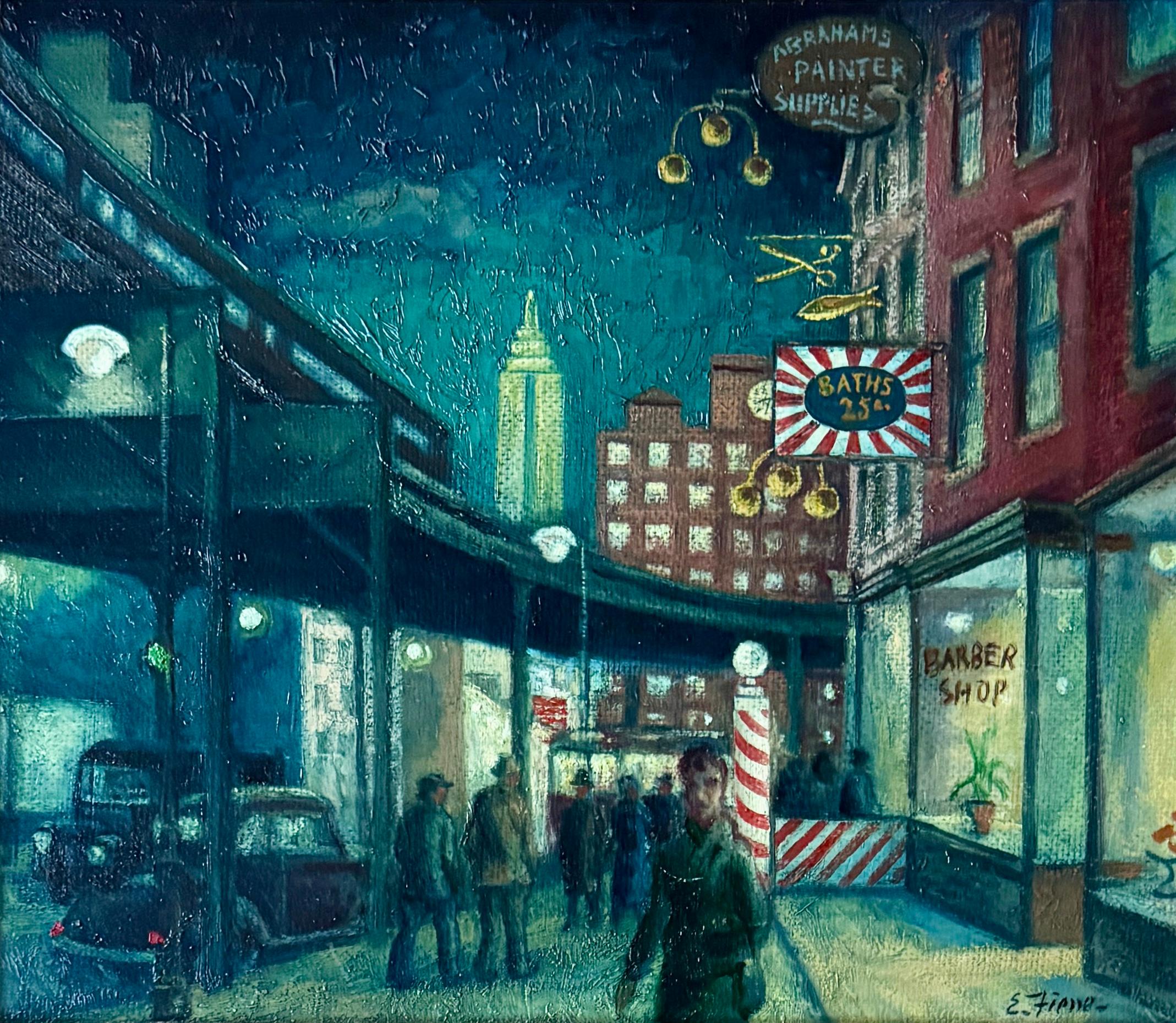 "6th Avenue El" Scena americana Realismo sociale metà del 20° secolo New York City