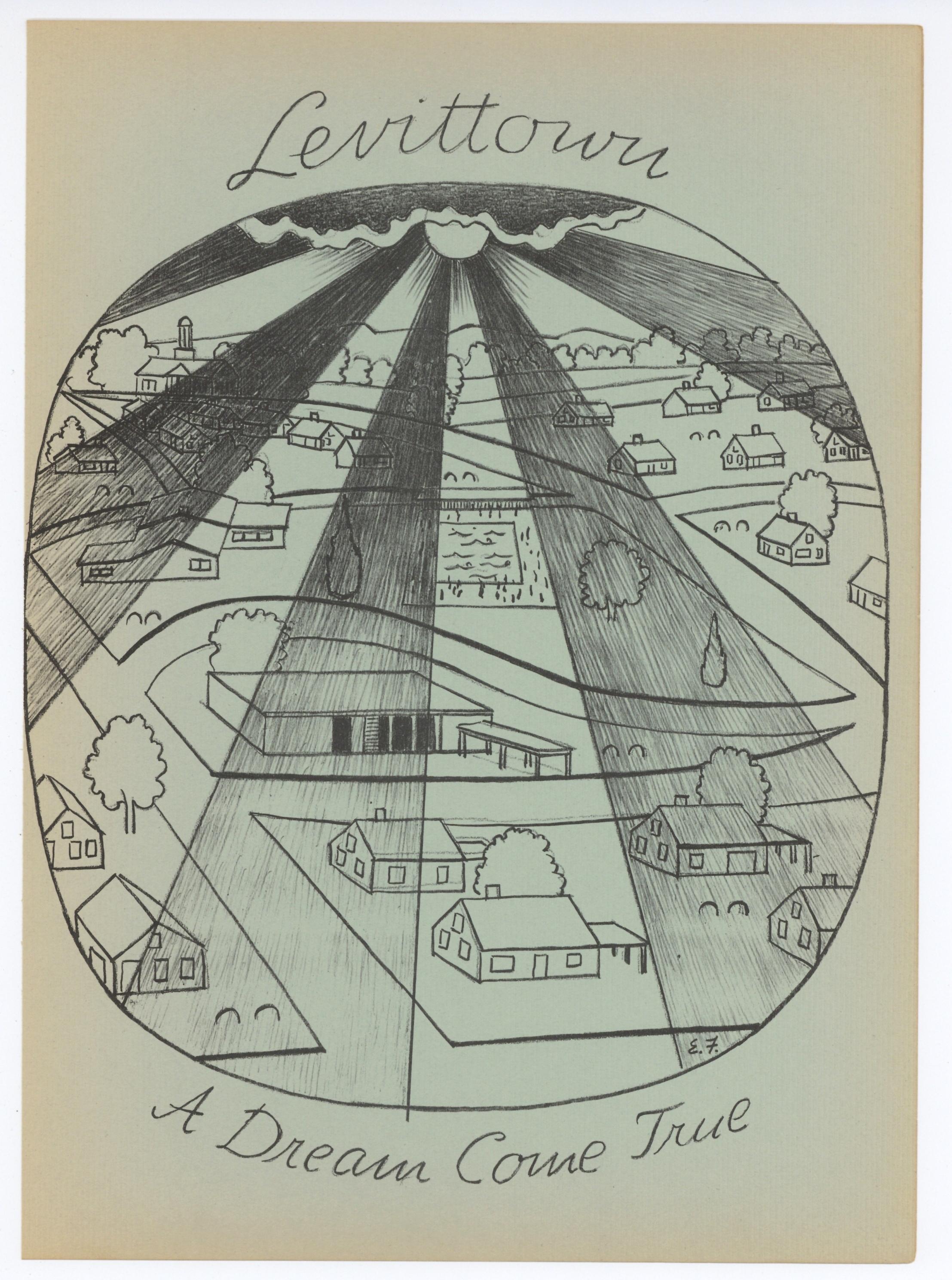 original lithograph - Print by Ernest Fiene