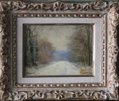 Winter Landscape, Snow Landscape, impressionist landscape
