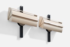 Ernest Gismondi, Wall Lights, Metal, Italy, 1980s