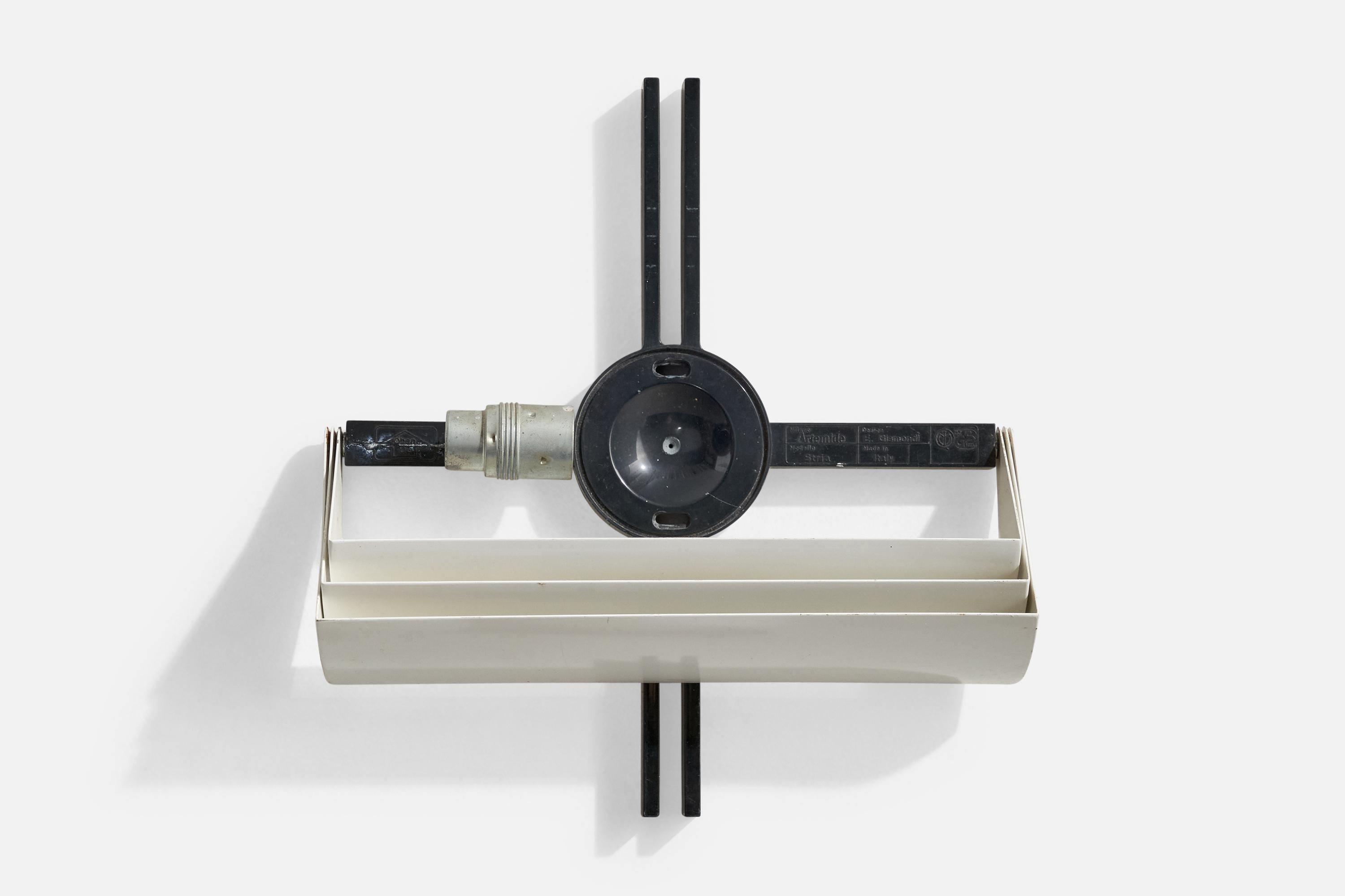 Ernest Gismondi, Wall Lights, Metall, Italien, 1980er im Angebot 4