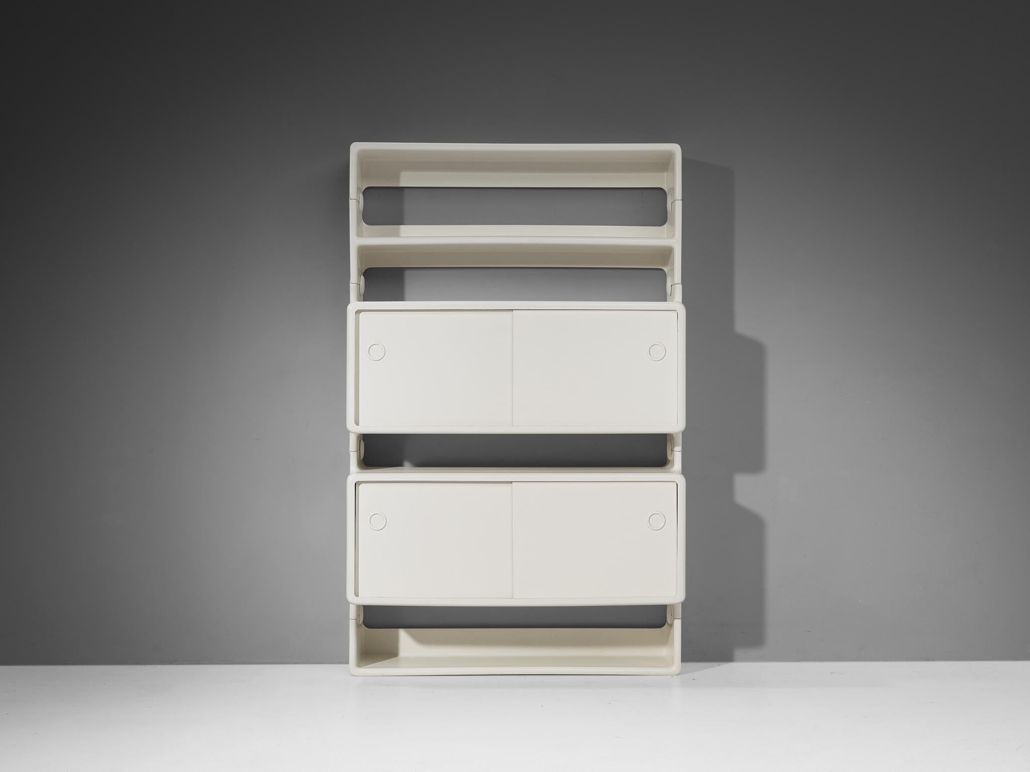 Post-Modern Ernest H. Igl for Wilhelm Werndl Cabinet in White Fiberglass  For Sale