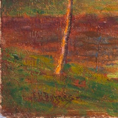 'Lake Sunset', Art Institute Chicago, New York Art Students League, Smithsonian