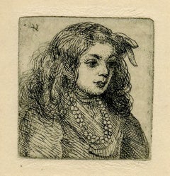 Group of four etchings from the French Set, c. 1910