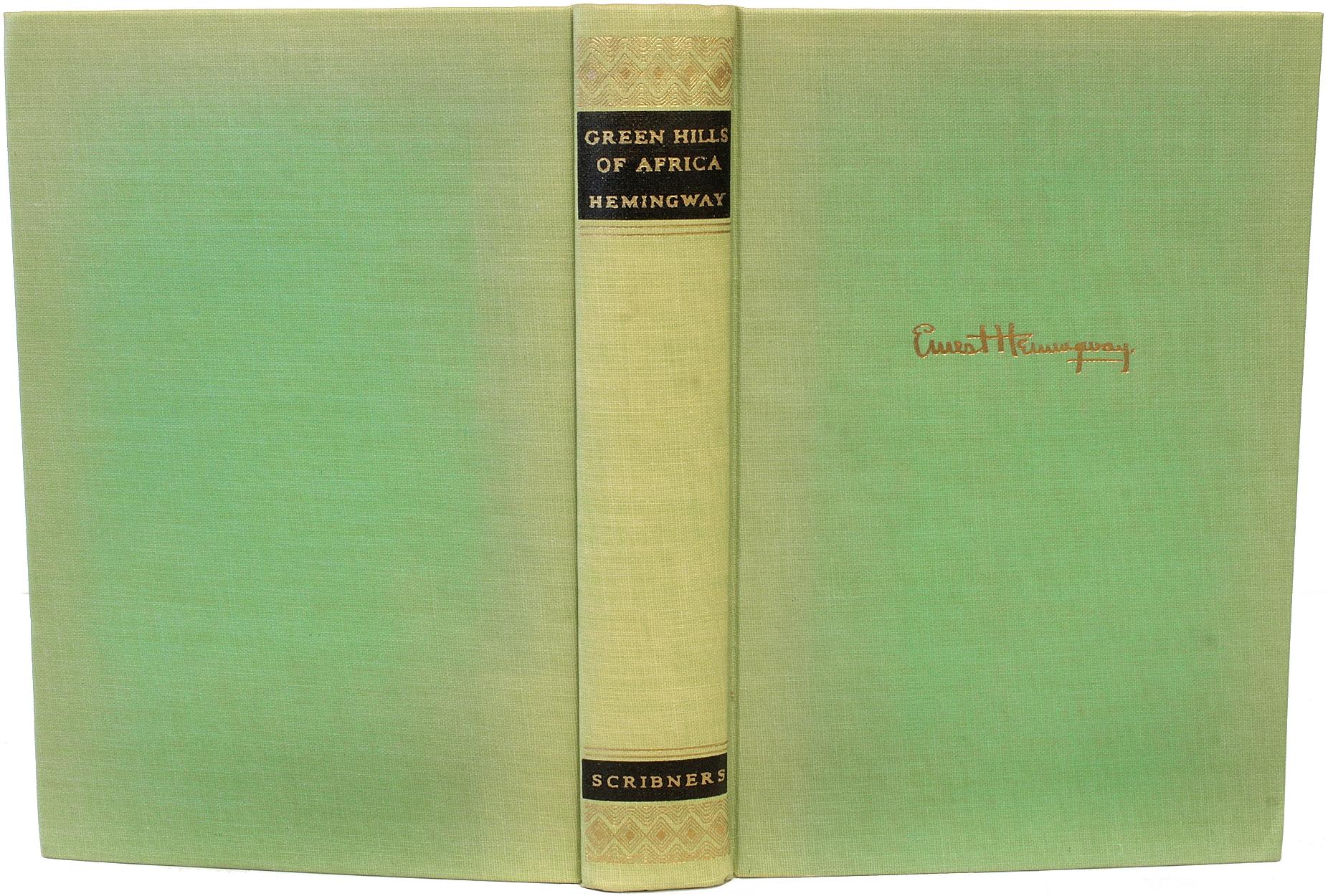 Ernest HEMINGWAY. Green Hills Of Africa. 1935 - FIRST EDITION - PRESENTION COPY In Good Condition For Sale In Hillsborough, NJ