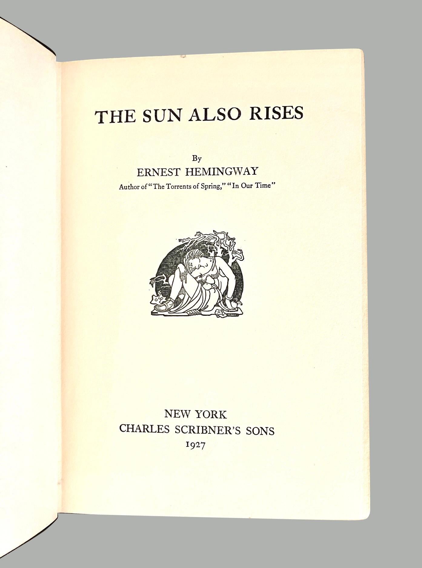 Les trois premiers romans d'Ernest Hemingway ; premières éditions Bon état - En vente à San Francisco, CA