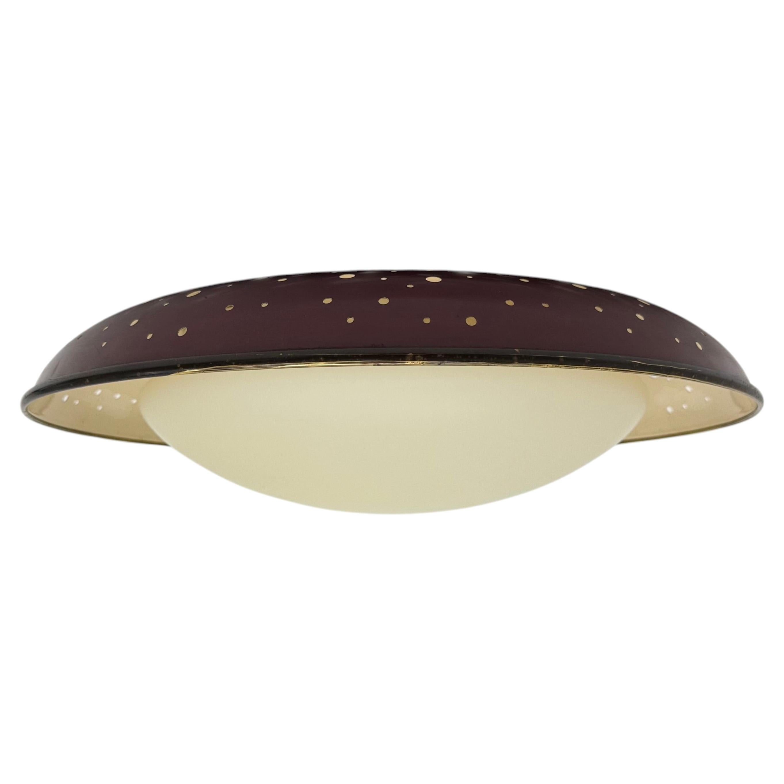 Ernest Igl for Hillebrand large fifties ceiling lamp / wall lamp , 1950’s