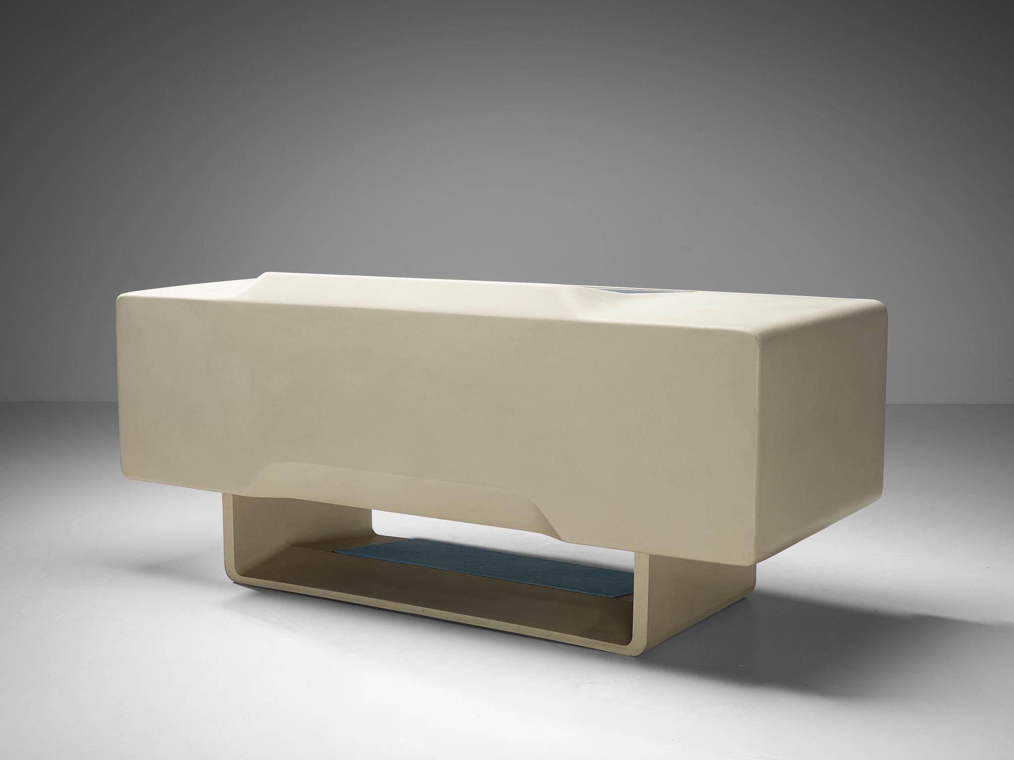 Ernest Igl for Wilhelm Werndl Directors Writing Desk in Fiberglass 4