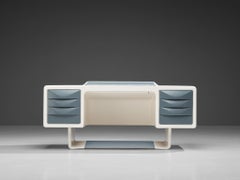 Ernest Igl for Wilhelm Werndl Directors Writing Desk in Fiberglass